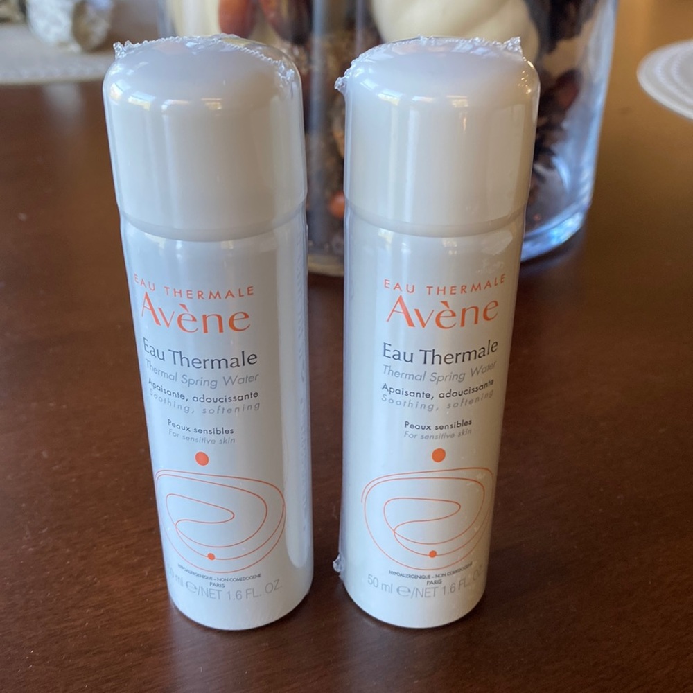 2 New Avene Eau Thermale Spring Water mist. 1.6 oz each